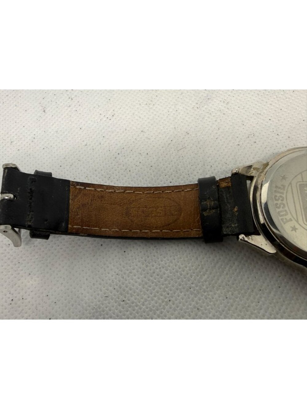 Fossil New England Patriots NFL 1995 Vintage Mens Leather Watch Steel 40mm - Picture 13 of 15